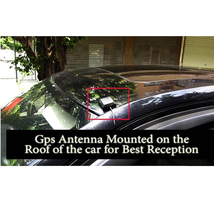 کاربرد آنتن GPS بر روی سقف ماشین برای دریافت با کیفیت بالای سیگنال